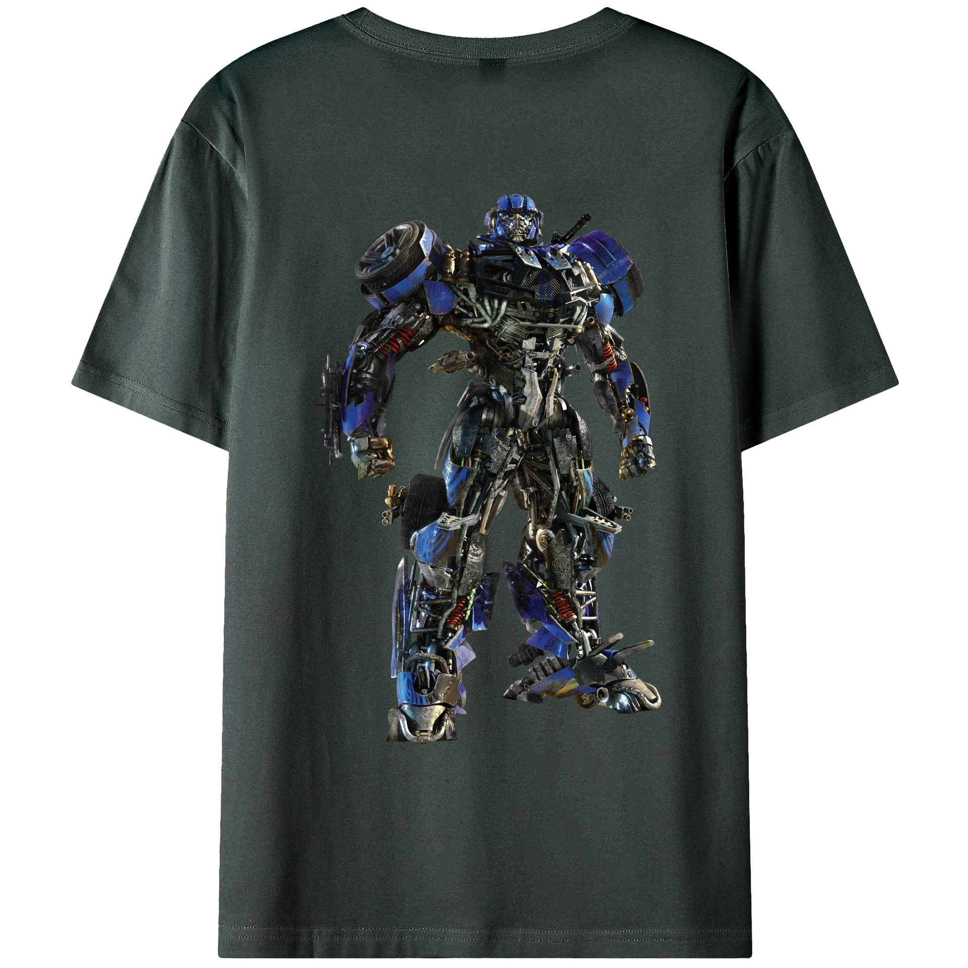 （画像用）  綿100％ メンズ半袖Tシャツ（バックプリント） 通気性